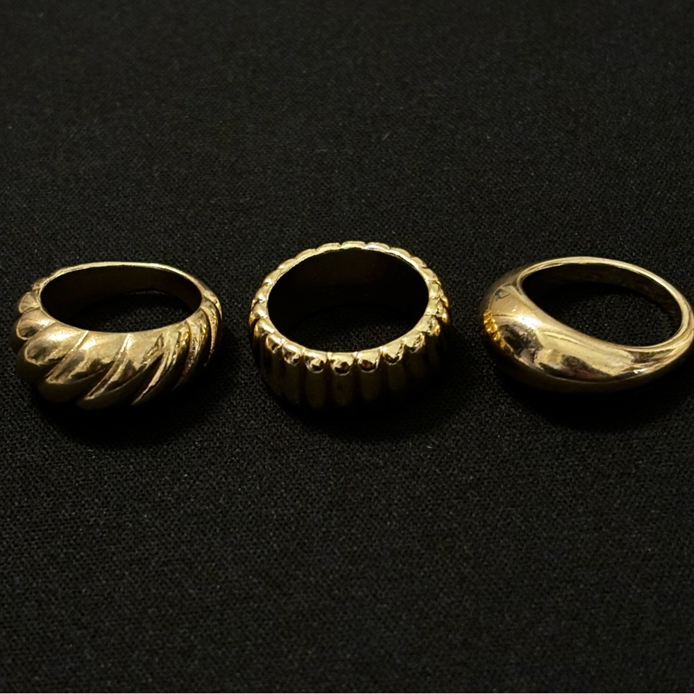 Charlotte, croissant, dome rings knock off